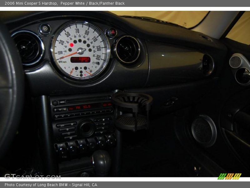 Pepper White / Black/Panther Black 2006 Mini Cooper S Hardtop