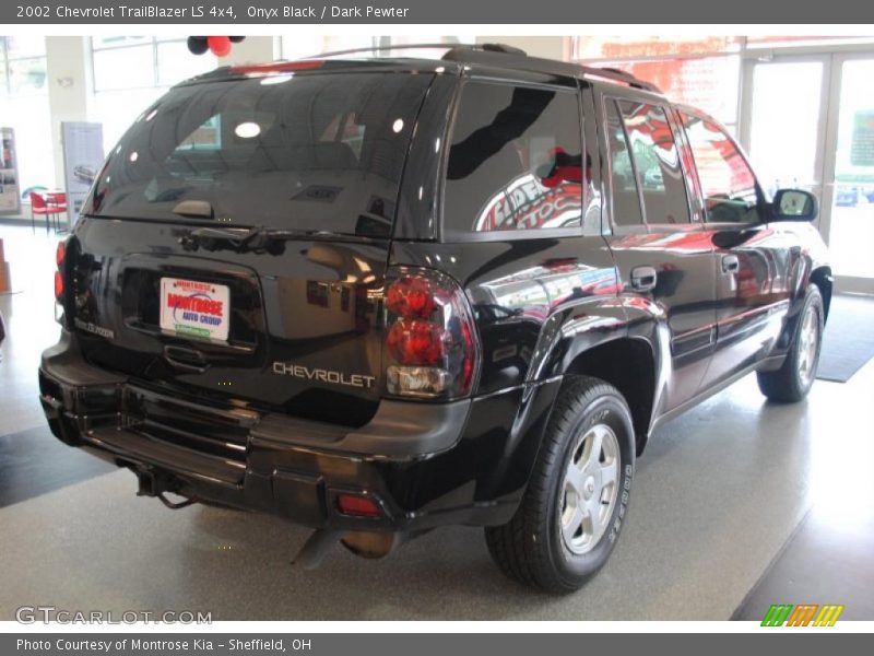 Onyx Black / Dark Pewter 2002 Chevrolet TrailBlazer LS 4x4