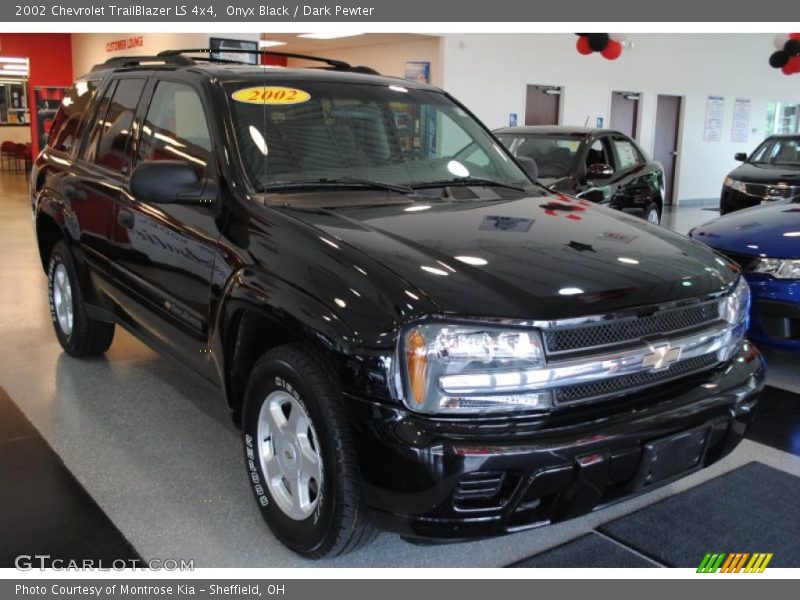 Onyx Black / Dark Pewter 2002 Chevrolet TrailBlazer LS 4x4