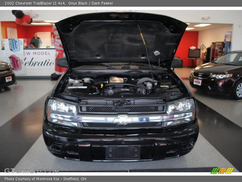 Onyx Black / Dark Pewter 2002 Chevrolet TrailBlazer LS 4x4