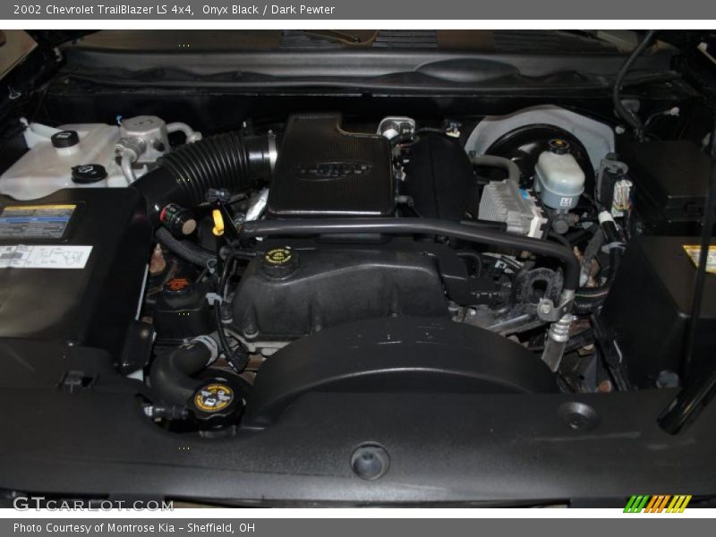Onyx Black / Dark Pewter 2002 Chevrolet TrailBlazer LS 4x4