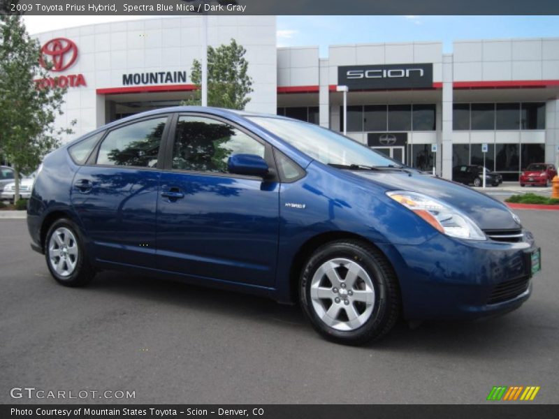 Spectra Blue Mica / Dark Gray 2009 Toyota Prius Hybrid
