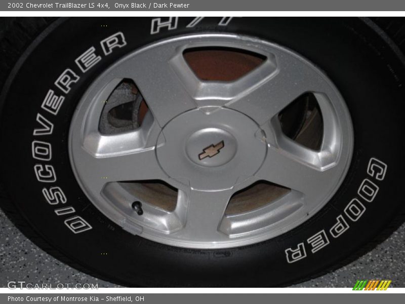 Onyx Black / Dark Pewter 2002 Chevrolet TrailBlazer LS 4x4