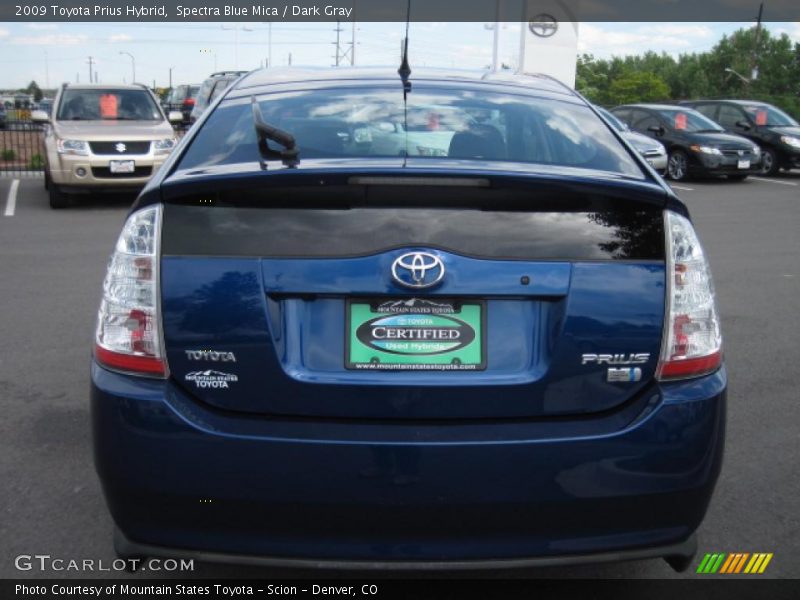 Spectra Blue Mica / Dark Gray 2009 Toyota Prius Hybrid