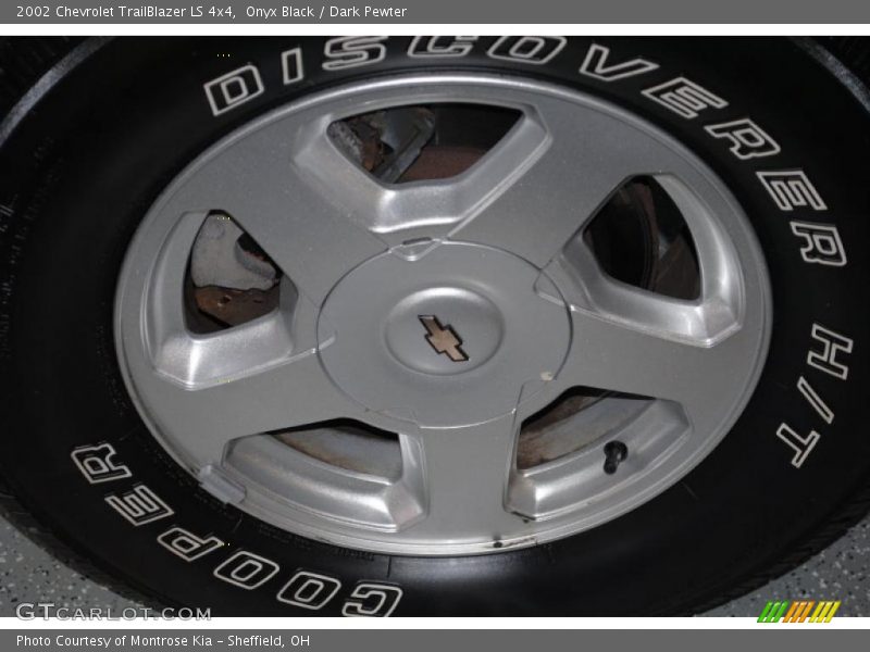 Onyx Black / Dark Pewter 2002 Chevrolet TrailBlazer LS 4x4