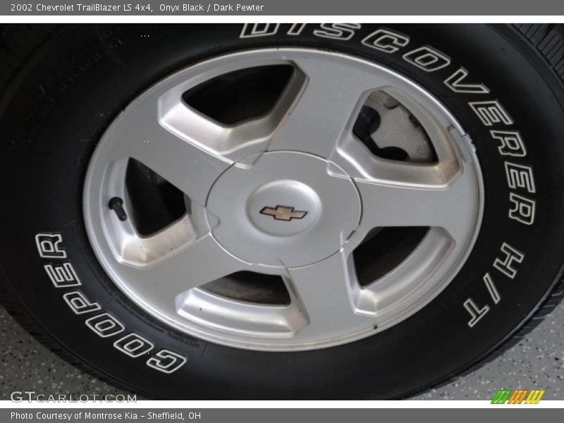 Onyx Black / Dark Pewter 2002 Chevrolet TrailBlazer LS 4x4