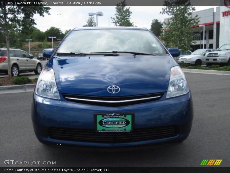 Spectra Blue Mica / Dark Gray 2009 Toyota Prius Hybrid