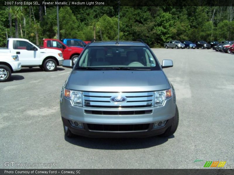 Pewter Metallic / Medium Light Stone 2007 Ford Edge SEL