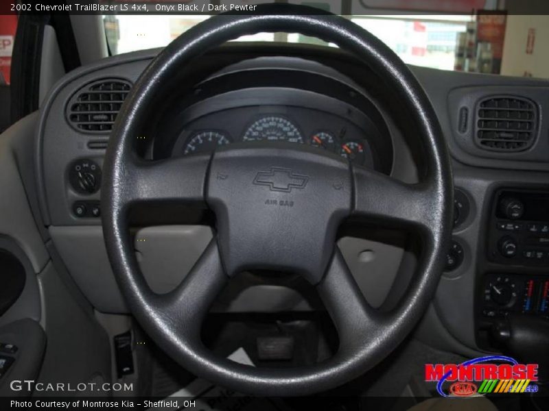 Onyx Black / Dark Pewter 2002 Chevrolet TrailBlazer LS 4x4