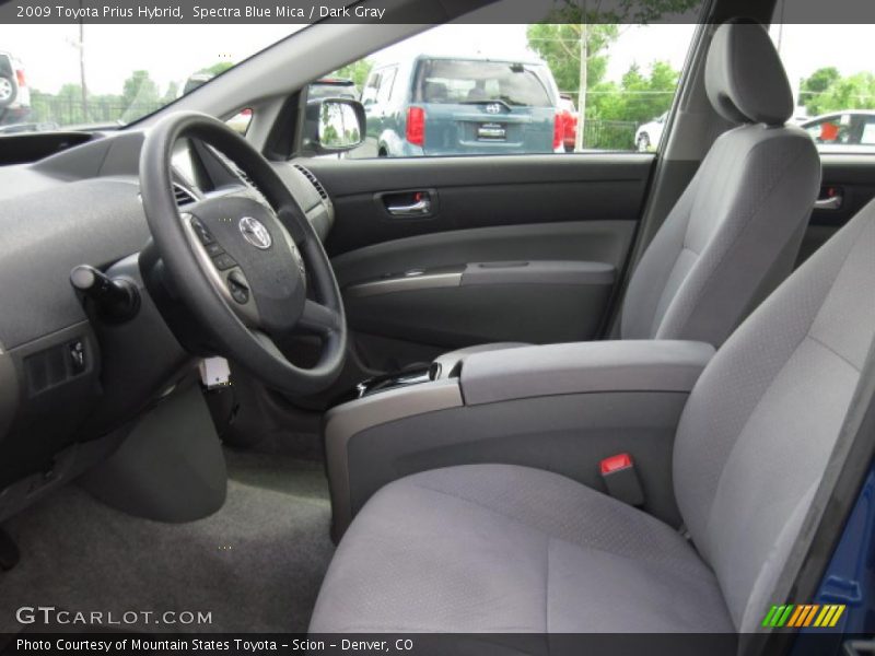 Spectra Blue Mica / Dark Gray 2009 Toyota Prius Hybrid