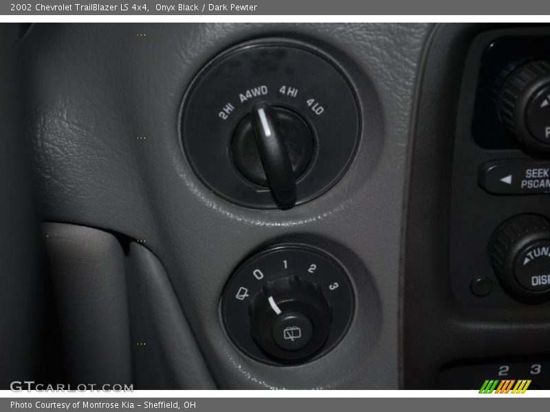Onyx Black / Dark Pewter 2002 Chevrolet TrailBlazer LS 4x4