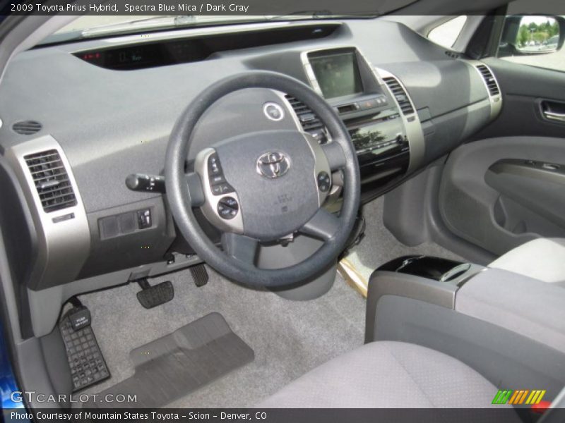 Spectra Blue Mica / Dark Gray 2009 Toyota Prius Hybrid