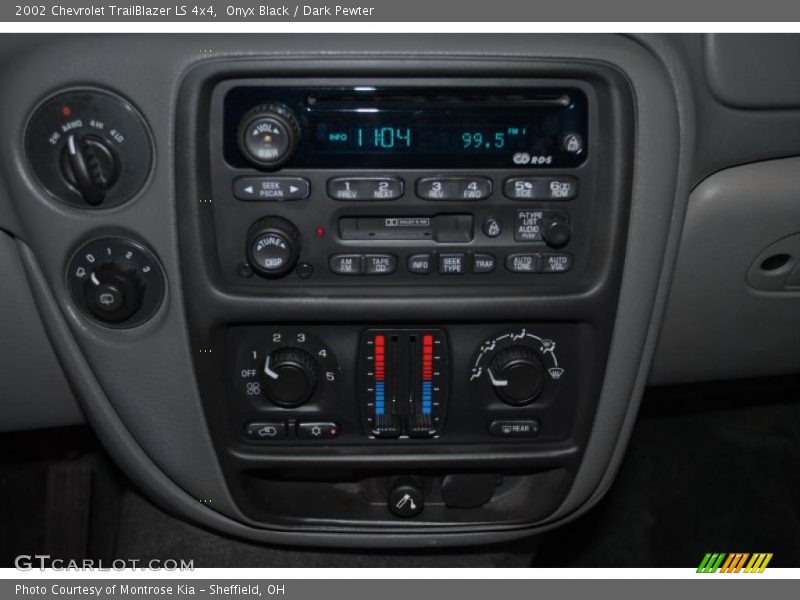 Onyx Black / Dark Pewter 2002 Chevrolet TrailBlazer LS 4x4