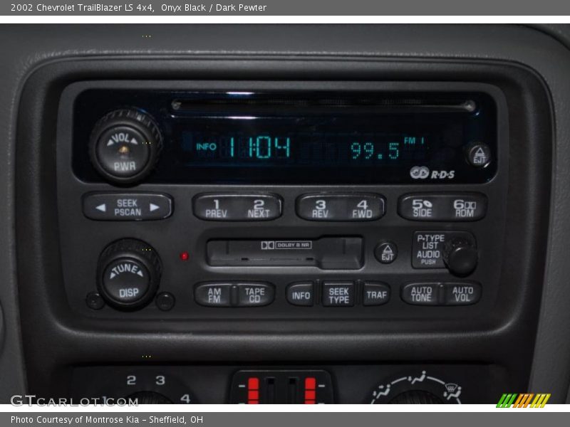 Onyx Black / Dark Pewter 2002 Chevrolet TrailBlazer LS 4x4