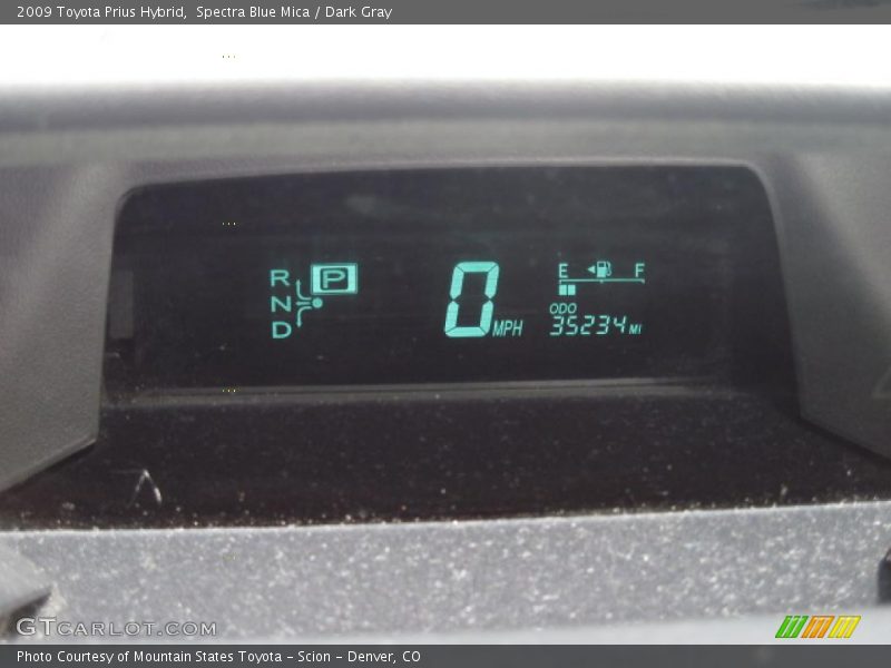 Spectra Blue Mica / Dark Gray 2009 Toyota Prius Hybrid