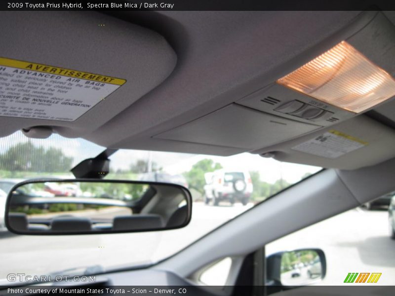 Spectra Blue Mica / Dark Gray 2009 Toyota Prius Hybrid
