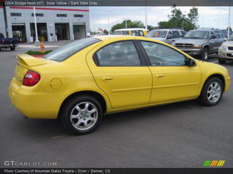 Solar Yellow / Dark Slate Gray 2004 Dodge Neon SXT
