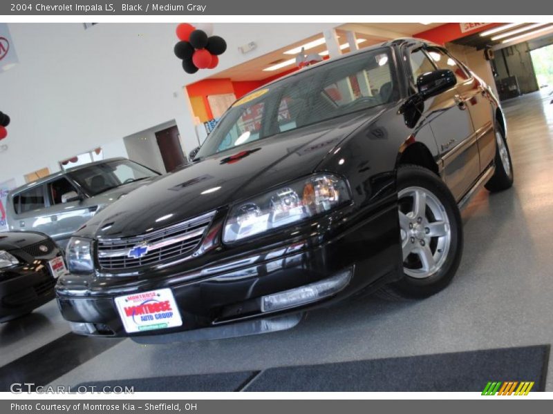 Black / Medium Gray 2004 Chevrolet Impala LS