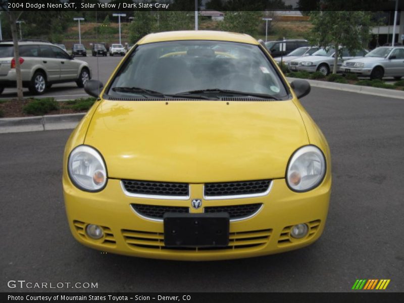 Solar Yellow / Dark Slate Gray 2004 Dodge Neon SXT