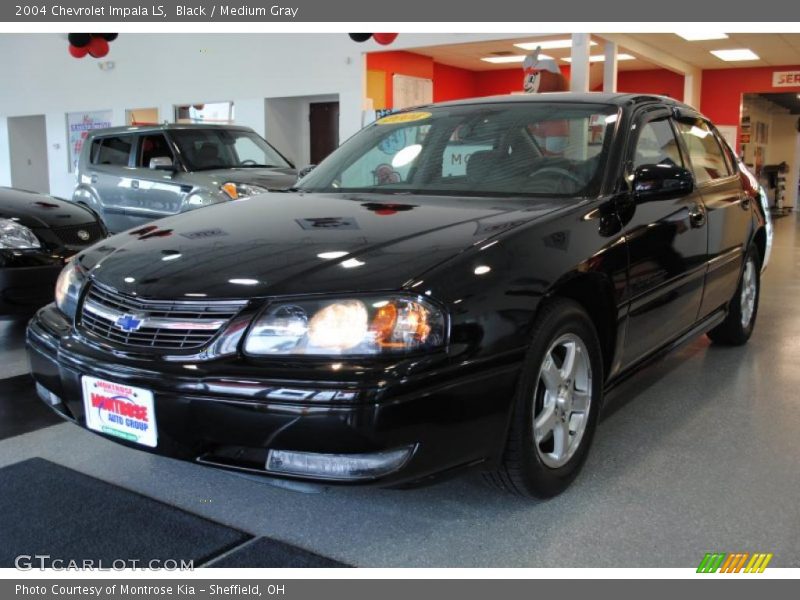Black / Medium Gray 2004 Chevrolet Impala LS