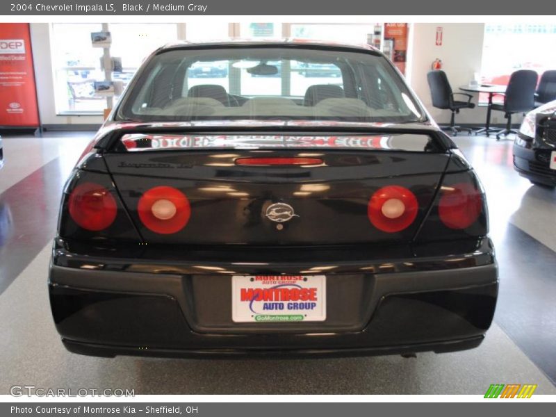 Black / Medium Gray 2004 Chevrolet Impala LS