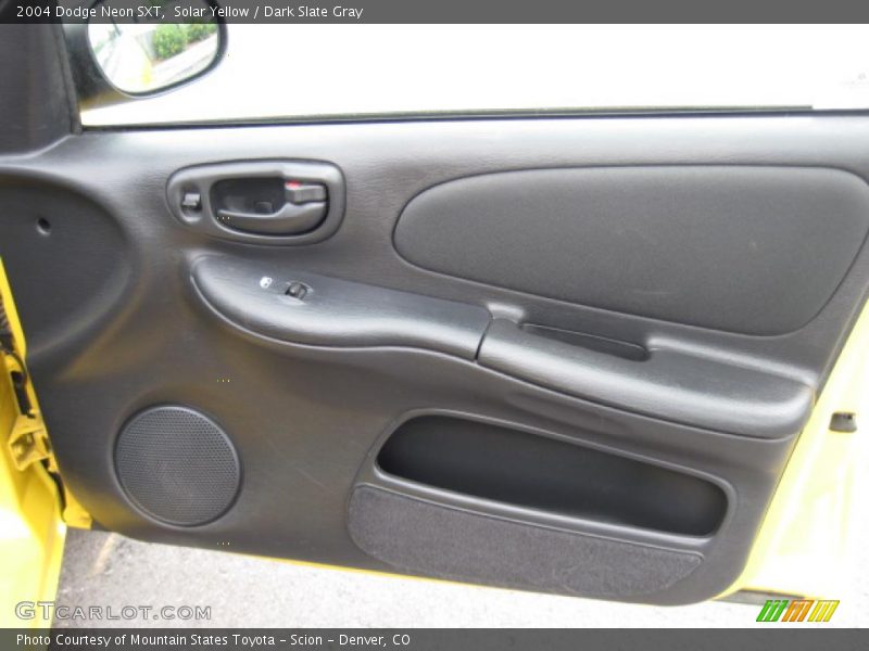 Solar Yellow / Dark Slate Gray 2004 Dodge Neon SXT