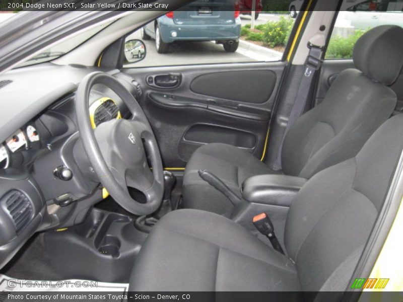 Solar Yellow / Dark Slate Gray 2004 Dodge Neon SXT