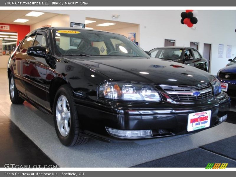 Black / Medium Gray 2004 Chevrolet Impala LS