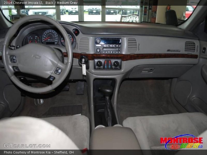 Black / Medium Gray 2004 Chevrolet Impala LS