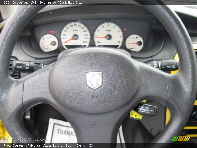 Solar Yellow / Dark Slate Gray 2004 Dodge Neon SXT
