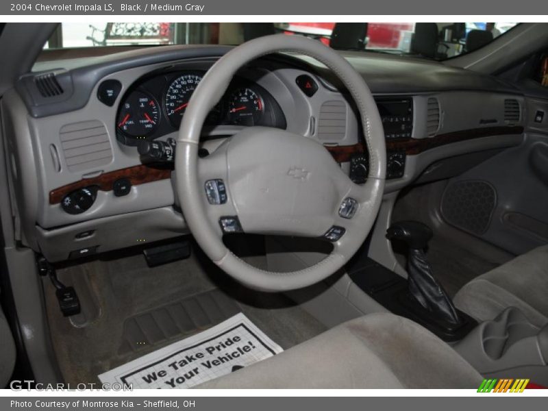 Black / Medium Gray 2004 Chevrolet Impala LS