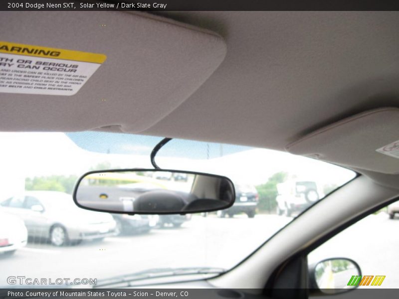 Solar Yellow / Dark Slate Gray 2004 Dodge Neon SXT