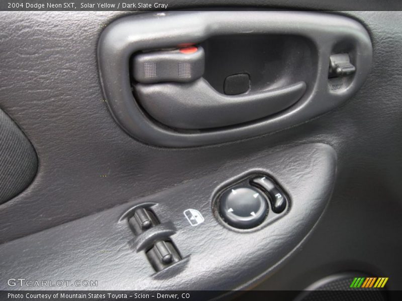 Solar Yellow / Dark Slate Gray 2004 Dodge Neon SXT
