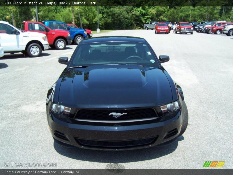 Black / Charcoal Black 2010 Ford Mustang V6 Coupe