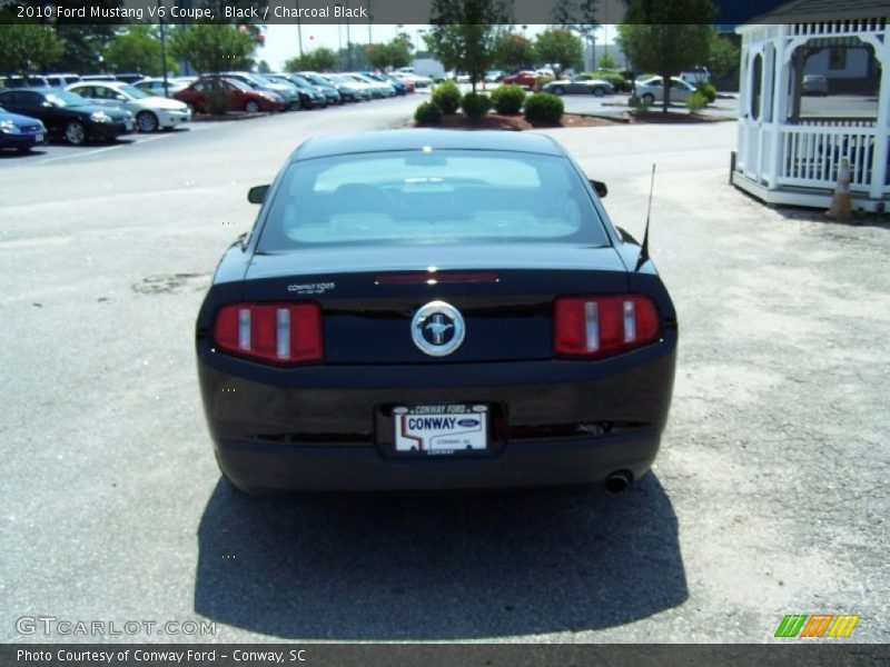 Black / Charcoal Black 2010 Ford Mustang V6 Coupe