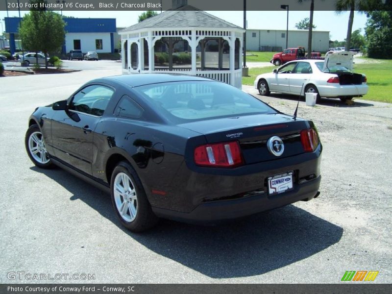 Black / Charcoal Black 2010 Ford Mustang V6 Coupe