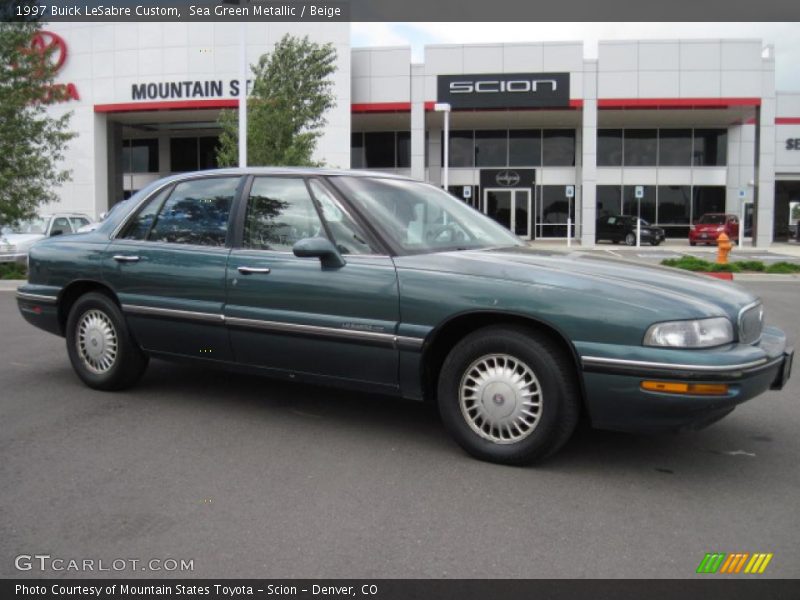 Sea Green Metallic / Beige 1997 Buick LeSabre Custom