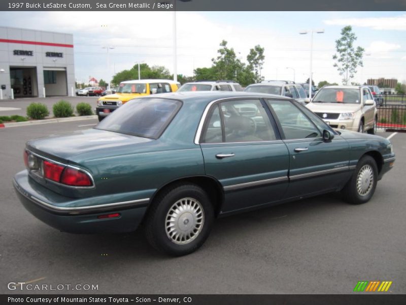 Sea Green Metallic / Beige 1997 Buick LeSabre Custom