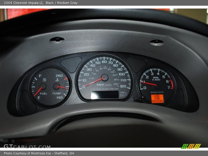 Black / Medium Gray 2004 Chevrolet Impala LS