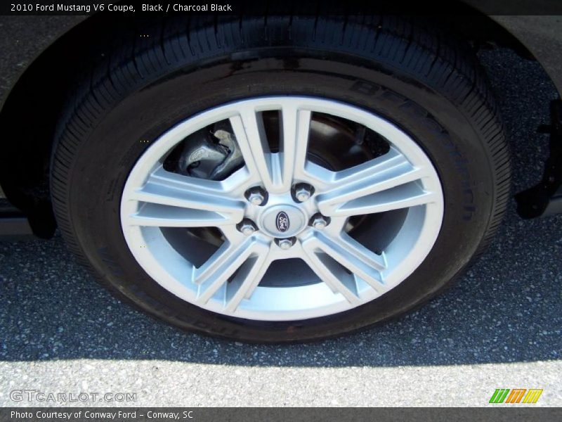 Black / Charcoal Black 2010 Ford Mustang V6 Coupe