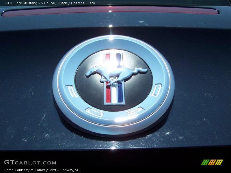 Black / Charcoal Black 2010 Ford Mustang V6 Coupe