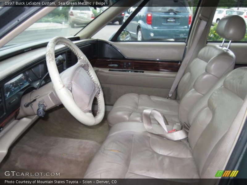 Sea Green Metallic / Beige 1997 Buick LeSabre Custom