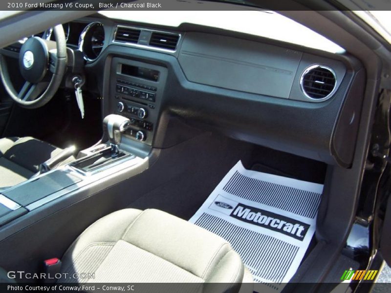 Black / Charcoal Black 2010 Ford Mustang V6 Coupe