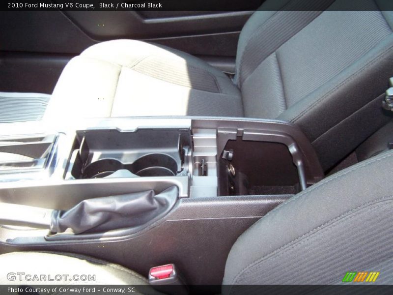 Black / Charcoal Black 2010 Ford Mustang V6 Coupe