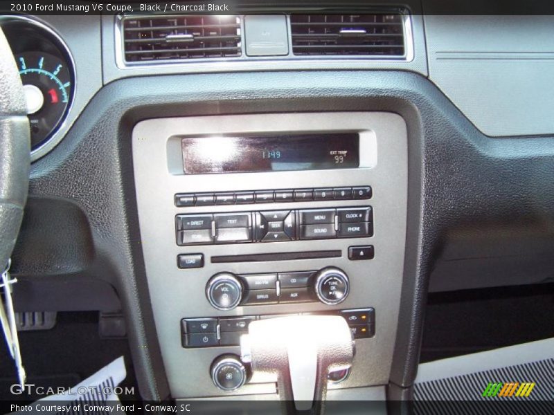 Black / Charcoal Black 2010 Ford Mustang V6 Coupe