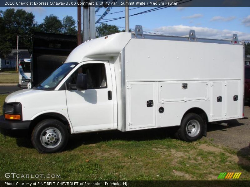 Summit White / Medium Pewter 2010 Chevrolet Express Cutaway 3500 Commercial Utility Van