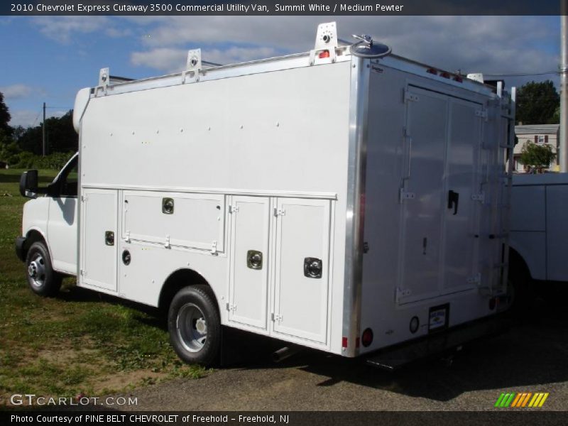 Summit White / Medium Pewter 2010 Chevrolet Express Cutaway 3500 Commercial Utility Van