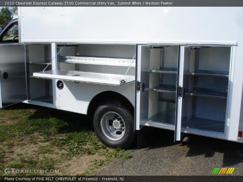 Summit White / Medium Pewter 2010 Chevrolet Express Cutaway 3500 Commercial Utility Van