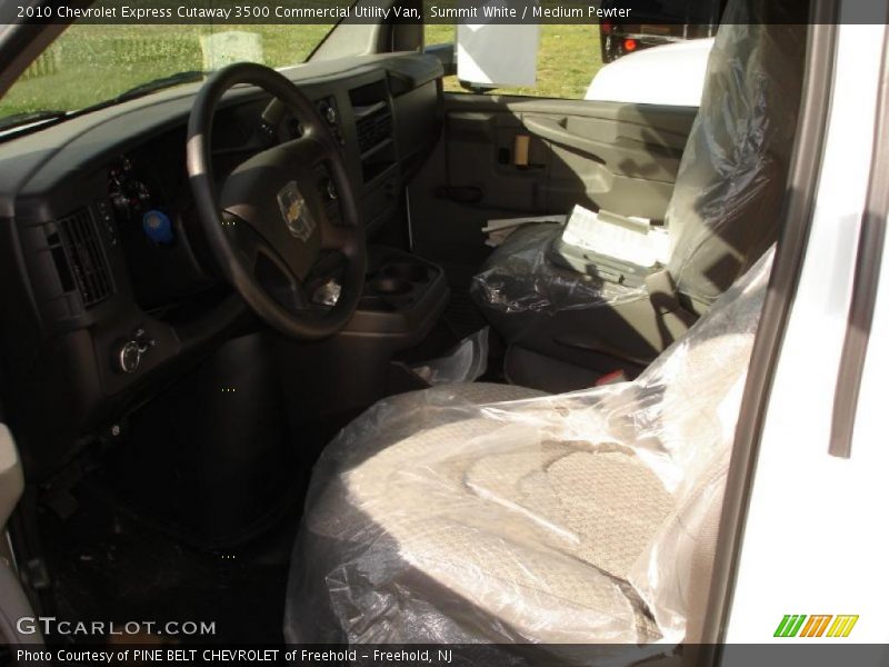 Summit White / Medium Pewter 2010 Chevrolet Express Cutaway 3500 Commercial Utility Van