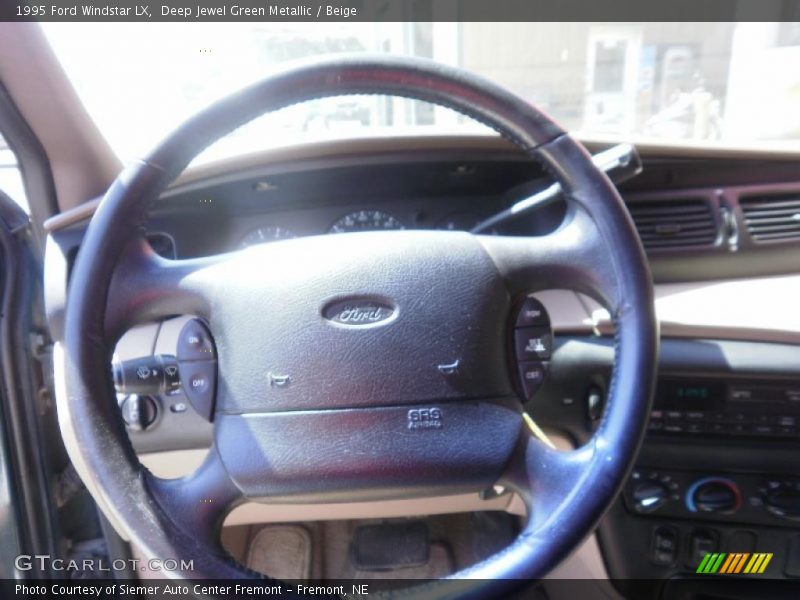 Deep Jewel Green Metallic / Beige 1995 Ford Windstar LX
